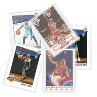 Porte-cartes en plastique 35PT 3x4 avec fermeture à clip pour cartes de sport de baseball, football, basketball, hockey et golf