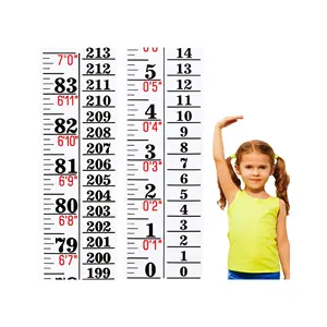测量儿童男孩女孩的生长图高度指示器胶带标尺