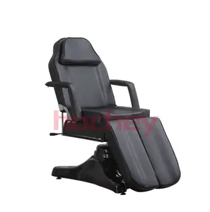 HOCHEY Black Tattoo idraulico rotante beauty bed tattoo piercing chair regolabile lift facial bed