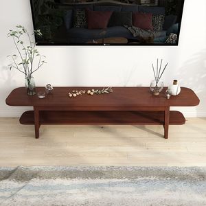 Meuble TV en <span class=keywords><strong>bois</strong></span> massif de haute qualité, meuble de salon, commode, table basse combinée - Product Image 1