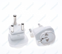 Adaptateur de voyage pour convertisseur de prise Schuko européen vers Type M Afrique du Sud