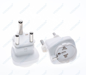 EE. UU. Europeo Schuko a tipo M Sudáfrica enchufe convertidor adaptador de viaje - Product Image 5