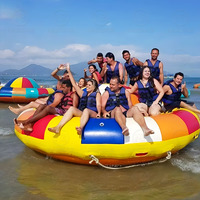 Bateau gonflable rotatif pour jeux aquatiques, jouets aquatiques gonflables, activité de jeu en plein air, Twister gonflable, bateaux disco rotatifs aquatiques