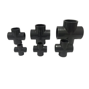 DIN tiêu chuẩn 3 inch cấp công nghiệp uPVC 4-Way chéo phụ kiện đường ống áp lực cao PVC chéo doanh phù hợp DN80 - Product Image 3