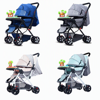 Poussette de voyage compacte et légère, système de poussette à pousser dans les deux sens, chariot pliable portable, poussette pour bébé, vente en gros