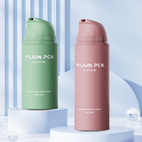 Bouteille Pompe Airless Scellée Sous Vide avec Bouchon à Vis pour Crème Visage et Lotion, Emballage Soins de la Peau, 30 ml, 50 ml, 75 ml, 100 ml, 150 ml, 200 ml