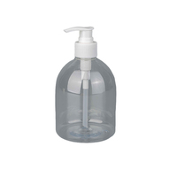 Cosmétiques Savon pour les mains Après-shampoing Emballage cosmétique Plastique Rond 500ML Gel douche Shampoing Flacon