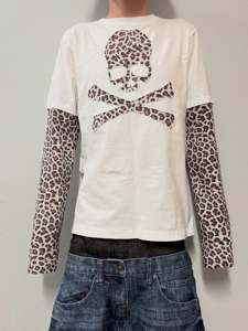 Custom Cotton Cut Vintage SweatShirt <b>Patchwork</b> Applique Embroidery Stained Digital Printed Double Layer Long Sleeve <b>Shirt</b> Men - Product Image 3