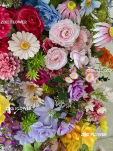 Décor d'arche <span class=keywords><strong>de</strong></span> mariage inspiré du printemps et <span class=keywords><strong>de</strong></span> l'été. Arche <span class=keywords><strong>de</strong></span> mariage Arche <span class=keywords><strong>de</strong></span> rose artificielle, Arrangement <span class=keywords><strong>de</strong></span> rangée <span class=keywords><strong>de</strong></span> fleurs - Product Image 4