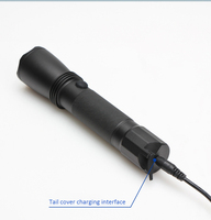 LEDUN-Lampe de poche en aluminium IP66 rechargeable Ex Atex Lampe de poche à led tactique Lampe antidéflagrante Lampe de poche à led