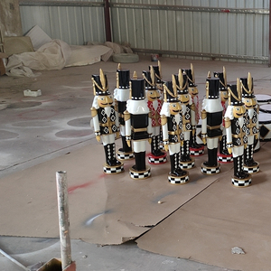 Lớn giáng sinh trang trí khổng lồ nutcracker trang trí ngoài trời thương mại giáng sinh trang trí thiết lập - Product Image 2