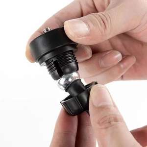 3pcs 1/4 Connecteur à vis Accessoires de réglage de <span class=keywords><strong>voiture</strong></span> Tête en plastique 17mm Tête sphérique universelle 1/4 pouces Port à vis <span class=keywords><strong>Support</strong></span> pour téléphone portable - Product Image 5