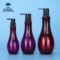 Flacon pompe en plastique PET pour crème hydratante, lotion corporelle, nettoyant visage, shampoing et après-shampoing