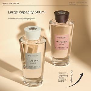 مجموعة معطر جو بالخيزران 500 مل برائحة اللافندر والفانيليا، صديقة للبيئة وآمنة للأطفال والحيوانات الأليفة، طويلة الأمد، للاستخدام في السيارة - Product Image 1