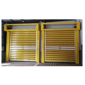 Kasırga dayanıklı yalıtımlı yüksek hızlı otomatik Turbo rulo garaj kapıları - Product Image 2