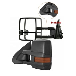 Espejo retrovisor telescópico para coche, espejo de puerta izquierda calefactado para Chevy Silverado 2007, PK10664 GM1320354, 2013-1500 - Product Image 3