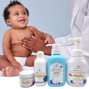 Bebek banyo ürünleri cilt bakımı doğal organik bebek losyonu 3 1 şampuan ve yıkama bebeğin cilt bakımı seti - Product Image 1