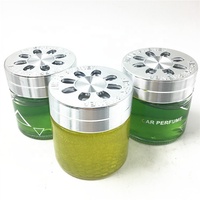Vente en gros d'usine Bouteille en verre Gel désodorisant pour chambre de voiture Déodorant pour air frais