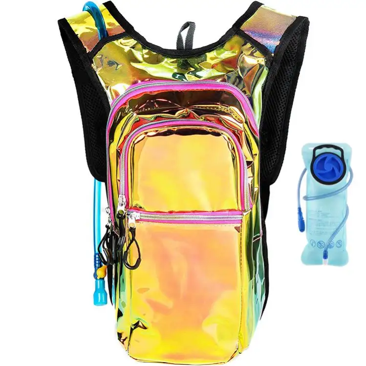 2021OEM Holografische Hydratatie Rugzak Rave Hydratatie Packrunning Back Pack