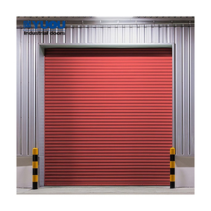 Bán buôn <span class=keywords><strong>Roll</strong></span>-<span class=keywords><strong>up</strong></span> kim loại cuộn lên cổng kho bên ngoài sắt lối vào tự động kích thước lớn thép Con lăn cửa chớp - Product Image 4
