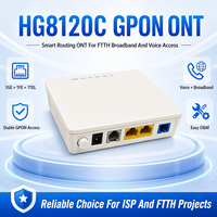HG8120C Mini GPON ONU XPON ONT 1GE 1FE 1POTS FTTH Módem Router de Fibra Óptica