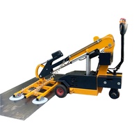 Véhicule d'installation électrique pour la manutention du verre, capacité 200-800 kg, avec ventouse rotative à 360° et hauteur de levage de 2750 mm, moteur intégré