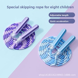 <span class=keywords><strong>Corde</strong></span> <span class=keywords><strong>à</strong></span> <span class=keywords><strong>sauter</strong></span> Yixin Nouveau Style pour Débutants, en Caoutchouc Souple, Multi-Articulations, Poignée Diamant, Longueur 2,7m, Équipement de Fitness, Vente en Gros - Product Image 2