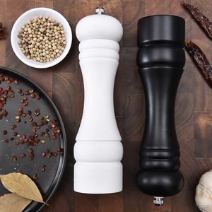 Offre Spéciale Transfrontalière : Moulin à Poivre Manuel Noir de 7,6 Pouces en Plastique et Chêne avec Noyau de Broyage en Céramique pour Cuisine Occidentale - Product Image 5