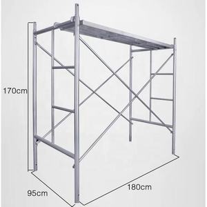 Echafaudage Hot <b>Dip</b> Galvanized/Painted Pipe Scaffold Ladder Frame 42'' Steel Modular Scaffold System - Product Image 5