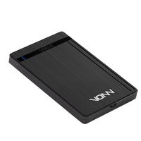 VONN OEM Box Esterno USB 3.0 V3 Spazzolato per Hard Disk 2.5 pollici SATA HDD SSD, Compatibile con PC e Laptop