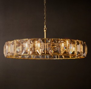 Lampe suspendue industrielle en <span class=keywords><strong>fer</strong></span> forgé, luminaire artistique vintage, <span class=keywords><strong>lustre</strong></span> linéaire rétro antique pour salle à manger et bar - Product Image 1