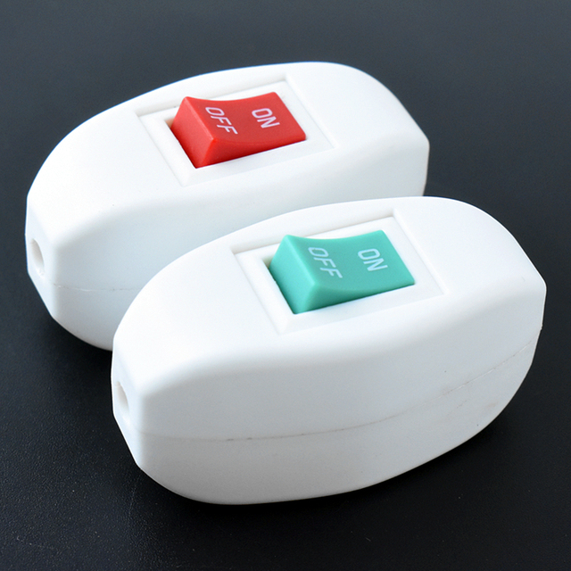 Bedroom Desk Lamp Switch 301 Rocker Switch on OFF Switch White