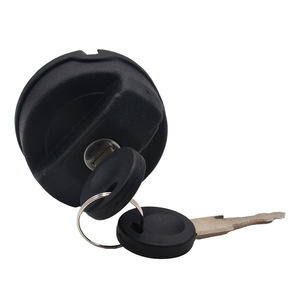 Bouchon de réservoir de carburant pour Volkswagen Golf Audi A3 Volvo 191201551A avec deux clés en plastique noir - Product Image 4