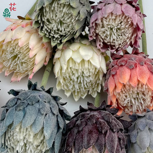 Nordic Mixed Silk <b>Flowers</b> <b>Single</b> Stem Outdoor Indoor Decor Soft Furnishing - Product Image 1