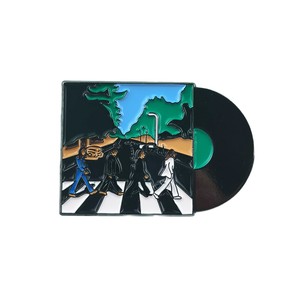 Pin Esmaltado de Vinilo Abbey <span class=keywords><strong>Road</strong></span>, Broche Retro de Álbum de Banda de Rock - Product Image 5