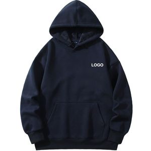 เสื้อฮู้ดดี้โอเวอร์ไซส์ผ้าฝ้ายแท้ 100% สำหรับผู้ชาย น้ำหนัก 500 กรัม คุณภาพสูง สไตล์สตรีทแวร์ สำหรับผู้ชายและเด็ก - Product Image 4