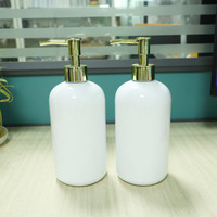 Bouteille Boston en PET de 200 ml/500 ml avec pompe à lotion, savon pour les mains, gel douche, après-shampoing, shampoing, emballage pour soins de la peau, impression sérigraphique