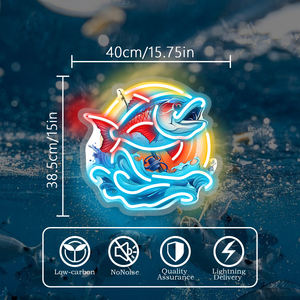 Letrero <span class=keywords><strong>de</strong></span> neón <span class=keywords><strong>de</strong></span> pez para acuarios, luz <span class=keywords><strong>de</strong></span> neón regulable alimentada por USB <span class=keywords><strong>de</strong></span> 5V para decoración <span class=keywords><strong>de</strong></span> pared, dormitorio, fiesta, regalo <span class=keywords><strong>de</strong></span> arte hecho a mano, lámpara <span class=keywords><strong>de</strong></span> neón - Product Image 4