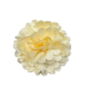 Flor de tela hecha a mano de 11 cm, satén, artesanal, para decoración de ropa, sombreros, bolsos, zapatos y accesorios para el cabello. - Product Image 5
