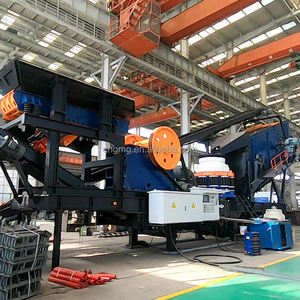 Usine de concassage mobile à 4 combinaisons | Concasseur à mâchoires, à cônes et à percussion personnalisable - Product Image 6