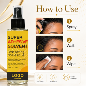 Dissolvant <span class=keywords><strong>de</strong></span> colle pour extensions capillaires Super Solvant Nettoyant rapide pour perruques et bandes adhésives 100ml Vente en gros - Product Image 3