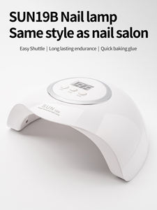 Lámpara Secadora de <span class=keywords><strong>Uñas</strong></span> de 48W, Luz <span class=keywords><strong>Ultravioleta</strong></span> de Diodo, Máquina de Plástico con 4 Temporizadores <span class=keywords><strong>para</strong></span> Pulir Gel en Salones o en Casa - Product Image 2