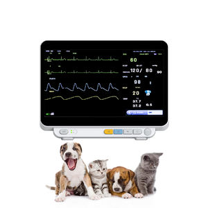 14 Inch Draagbare Veterinaire Multi-Parameter Monitor Aangepaste Huisdier Vitale Functies Monitoring Apparatuur Dierenartsen <span class=keywords><strong>Ecg</strong></span> Machine Monitor - Product Image 6
