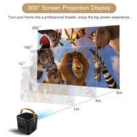 Proyector DLP 4K 16GB P12 Más Vendido, Batería de 9000mAh, Full HD 1080P, 500ANSI Lúmenes, Android 9, Enfoque Automático, Video de Tiro Corto, Portátil