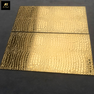 Gạch Ốp Lát Sang Trọng Giải Pháp Nhà Thiết Kế Dự Án Springletile Gạch Cao Cấp Bằng Da Cá Sấu Vàng 3d Ở Thổ Nhĩ Kỳ - Product Image 4