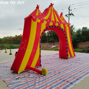 การตกแต่งซุ้มประตูคณะละครสัตว์ที่ทำให้พองได้ประตูทางเข้าขนาดยักษ์สู่สวนสนุกคาร์นิวัล - Product Image 3