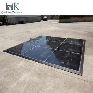 Pista de Baile Personalizada RK con Panel Negro para Bodas y Fiestas - Product Image 5