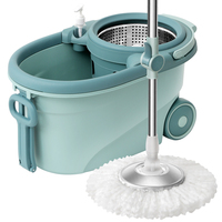 Seau à serpillière rotative en microfibre pour le nettoyage des sols ménagers, pièce de rechange pour serpillière rotative à 360°