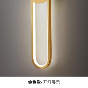 Lámpara de pared con fuente de luz Led, pantalla de PC, 220V, estilo minimalista nórdico para dormitorio, sala de estar, pasillo - Product Image 4