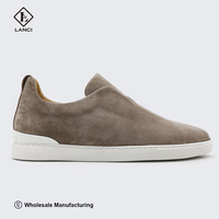 Fabricants de chaussures en cuir LANCI, chaussures de luxe pour hommes, design haut de gamme, chaussures en daim de qualité supérieure, baskets personnalisées avec logo